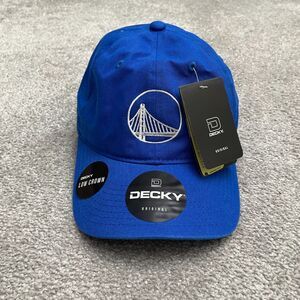 Decky Golden States Warriors Hat Cap Unisex Adult Blue Adjustable NBA NWT New